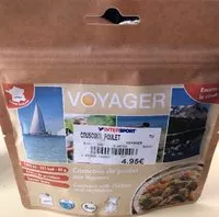 Sucre et nutriments contenus dans Voyager