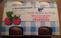 Cantidad de azúcar en Yaourt au lait entier sucré aux fruits FRAMBOISE