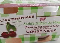 Cantidad de azúcar en Yaourt au lait entier de brebis sucré aux fruits cerise noire