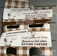 Cantidad de azúcar en Yaourt au lait entier nature chevre