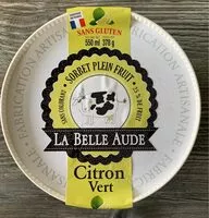 चीनी की मात्रा Sorbet plein fruit citron vert