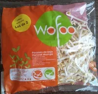 Quantité de sucre dans Pousses de soja haricot mungo