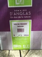 Sucre et nutriments contenus dans Domaine d anglas