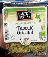 Quantité de sucre dans Taboulé oriental