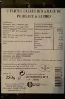 Suhkru kogus sees Tarte aux poireaux et au saumon