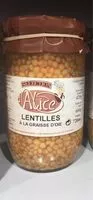 Quantité de sucre dans Lentilles à la graisse d'oie