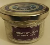 Количество сахара в Tartare d'algues au citron confit