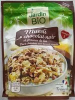 Sokerin määrä sisällä Muesli chocolat noir et graines de lin