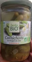 入っている砂糖の量 Cornichons au vinaigre de cidre