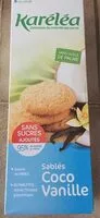 Suhkru kogus sees Léa Nature - Sablés Coco Vanille