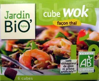 Bouillon cube wok facon thai