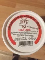 Quantité de sucre dans Cancoillotte Nature