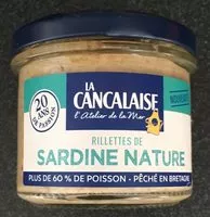 Jumlah gula yang masuk Rillettes de sardine nature