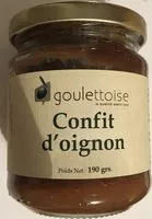 Quantité de sucre dans Confit d'oignon