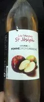 Sucre et nutriments contenus dans Les vergers st josef