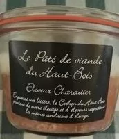 Sucre et nutriments contenus dans Pate de viande du haut bois