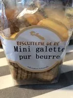 चीनी की मात्रा Mini galette pur beurre
