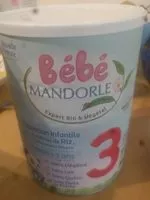 Sucre et nutriments contenus dans Bebe mandorle