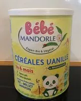 Quantité de sucre dans Céréales & Vanille