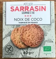 Suhkru kogus sees Sablés noix de coco