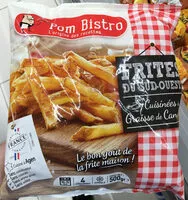 Cantidad de azúcar en Frites à la graisse de canard