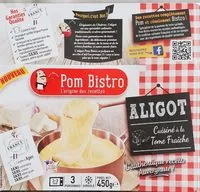 Quantité de sucre dans Aligot
