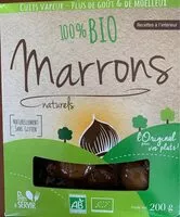 Jumlah gula yang masuk Marrons naturels