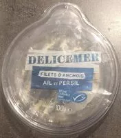 İçindeki şeker miktarı Filets d’anchois ail et persil