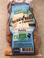 Amount of sugar in CANISTRELLI ANIS BIO 250G