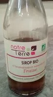 Quantité de sucre dans Sirop de fraise