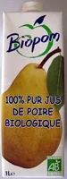 Jumlah gula yang masuk 100 % Pur Jus de Poire Biologique