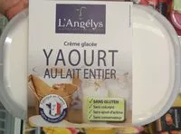 Jumlah gula yang masuk Crème glacée yaourt au lait entier