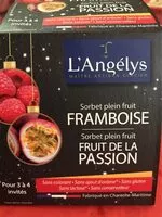 Jumlah gula yang masuk Sorbet framboise et fruit de la passion