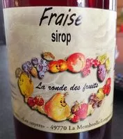 Quantité de sucre dans sirop fraise