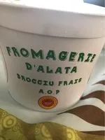 Quantité de sucre dans Brocciu frais