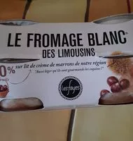 İçindeki şeker miktarı Le fromage blanc des Limousins sur lit de crème de marron