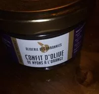 Zuckermenge drin Confit d'olive de Nyons à l'orange