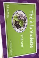 Quantité de sucre dans Thé à la violette. Thé vert