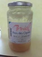 Sucre et nutriments contenus dans Miels lombard