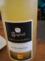 Sucre et nutriments contenus dans Gargouil