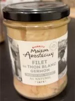 Suhkru kogus sees Filet thon blan germon