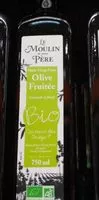 Sokerin määrä sisällä Huile d'olive fruitée