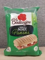 Sokerin määrä sisällä Pains du Monde 4 Pains Panini
