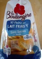Quantité de sucre dans 10 pains au lait frais