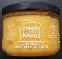 Sucre et nutriments contenus dans Comme des papas