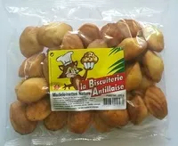 Sucre et nutriments contenus dans La biscuiterie antillaise