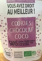 Количество сахара в Cookies Chocolat Coco Bio Sans Gluten