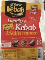 Quantité de sucre dans Lamelles de kebab