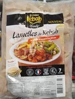 Sucre et nutriments contenus dans France kebab family