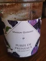 Quantité de sucre dans Purée de pruneaux